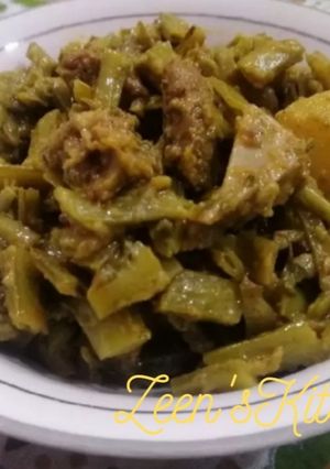 A picture of Hyderabadi Gawaar ki Phalli Gosht.