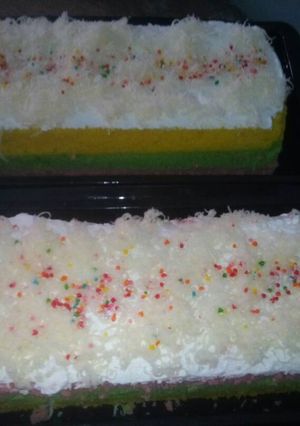Foto resep Bolu kukus pelangi,. 🍰