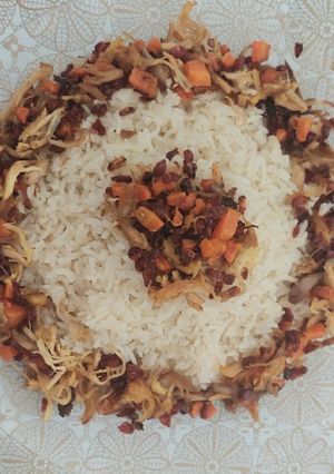 عکسی از دستور مرصع پلو