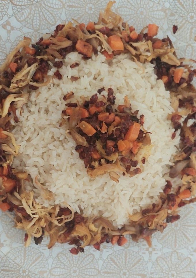 عکسی از دستور مرصع پلو