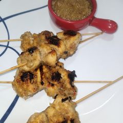 A picture of Chicken Satay.
