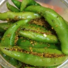 A picture of Oil Free Green chilly Pickle.