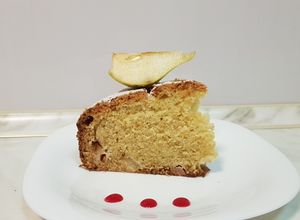 O poză a rețetei Prăjitură franțuzească cu pere.