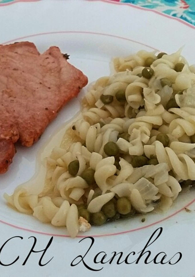 Una foto de Fusilli (espirales, tirabuzones) a mi manera