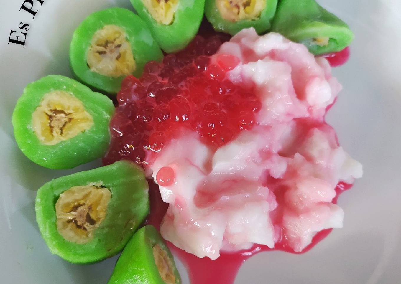 Es Pisang Ijo (simpel)