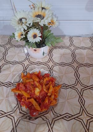 عکسی از دستور سیب زمینی گوجه