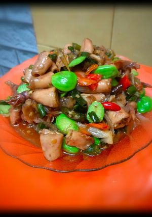 Foto resep Tumis cumi asin
