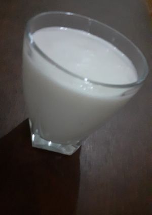 صورة لوصفة عصير الموز بالشنتيي