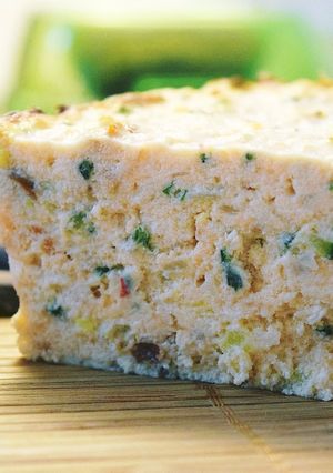 Une photo de Terrine de saumon et petits légumes