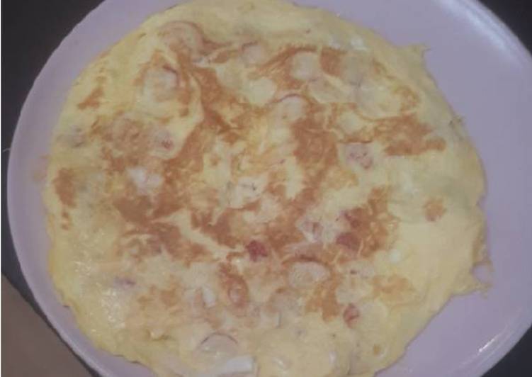 Simple Way to Make Favorite Tortilla francesa con gambas (dieta)