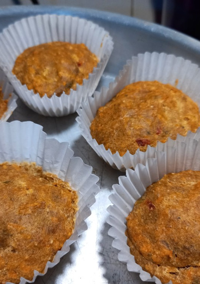 Una foto de Muffins de zanahoria y calabaza. Apta bebés