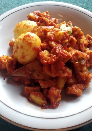 Foto resep Sambal Goreng Tahu Telur
