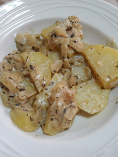 Una foto de "Patatas mayordomo" veganas 🥔