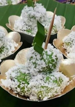 Foto resep Klepon ijo daun katu