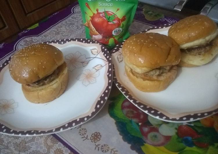 How to Make Homemade Beef patty buger