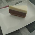 Tarta de tres chocolates (gelatina-panna cotta)