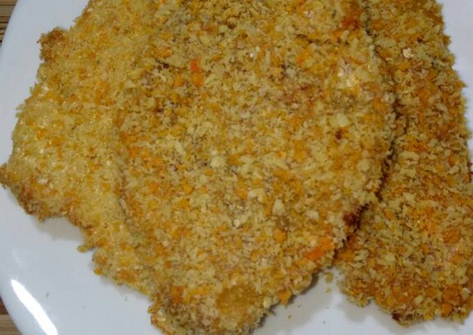 Oven roasted crispy chicken breast (dada ayam panggang krispi)