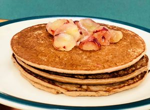 Una foto de Pancakes de banano BLW