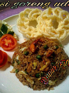 Foto resep Nasi goreng udang sayur
