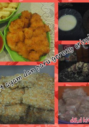 Foto resep Fillet ayam dan paru goreng crisphy