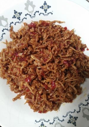 Foto resep Balado Teri Tempe