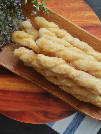 Resep Donat kepang tanpa ulen - Praktis, Menggugah Selera