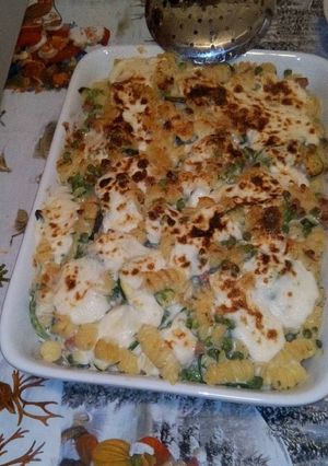 A picture of White Baked Pasta.