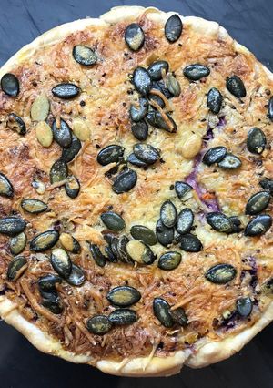Une photo de Tarte aux Carottes et au Chou Rouge