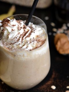 Zabpelyhes, banános reggeli smoothie recept fotója