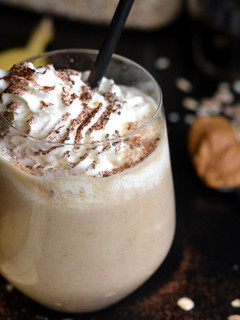 Zabpelyhes, banános reggeli smoothie recept fotója