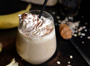Zabpelyhes, banános reggeli smoothie recept fotója