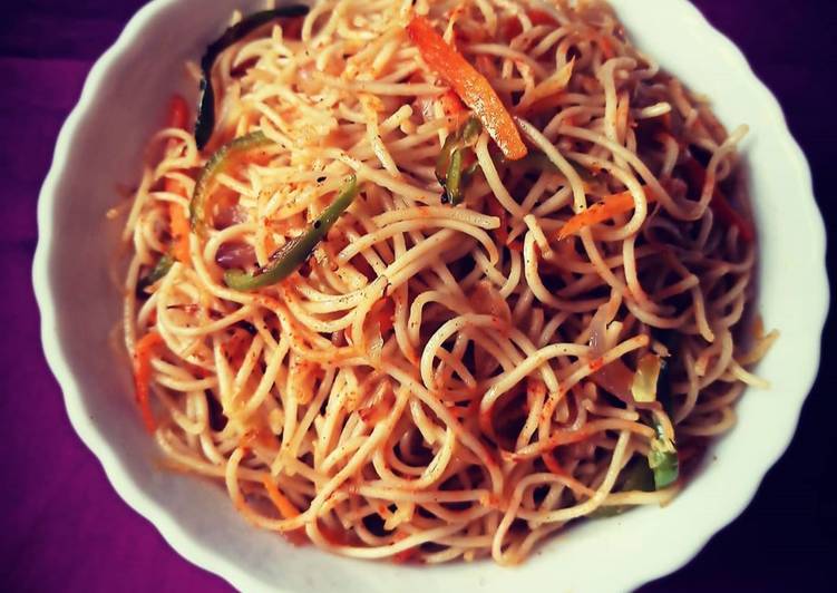 Simple Way to Make Perfect Veg Hakka Noodles