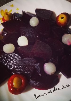 Une photo de Salade de betterave
