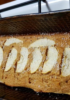 Una foto de Budín integral de manzana