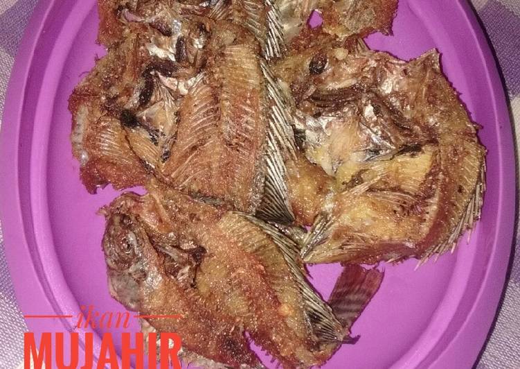 Ikan mujahir goreng kriuk