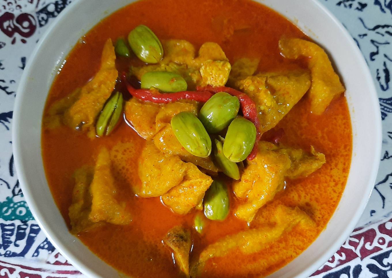 #32.GBA. Tahu Petai Santan Pedas