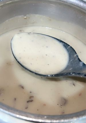 صورة لوصفة شوربة البطاطس بالفطر