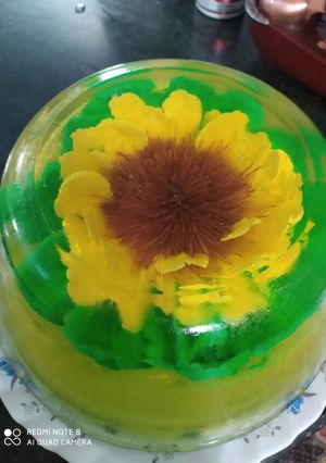 عکسی از دستور ژله تزریقی آفتابگردان 🌻