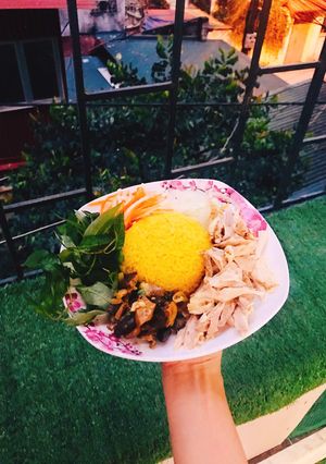 Hình của món Cơm gà Hội an.