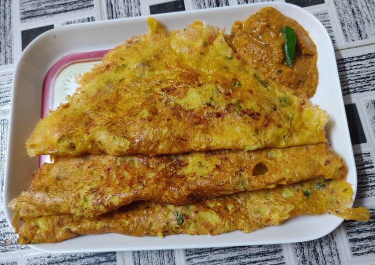 Recipe of Ultimate Veg potato omlette