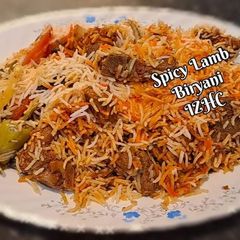 A picture of 🍝🥘Spicy Lamb Biryani🥘🍝.