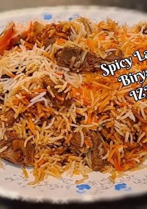 A picture of 🍝🥘Spicy Lamb Biryani🥘🍝.
