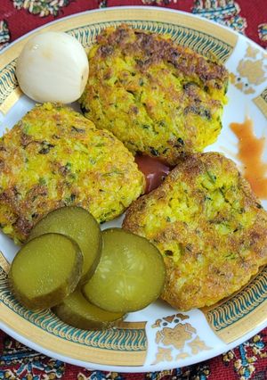 عکسی از دستور کوکوی میکس (هویج و سیب زمینی و برنج)