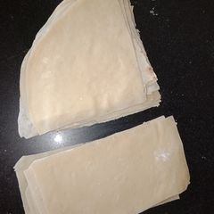 A picture of Samosa patti & roll patti sheets..