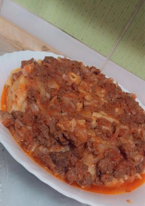 صورة لوصفة طاجن معكرونة (زي بتاع المحلات)