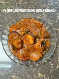 Pajeri Campur (Terung Nenas Udang)
