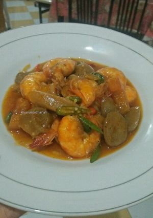 Foto resep Udang pedas asam manis
