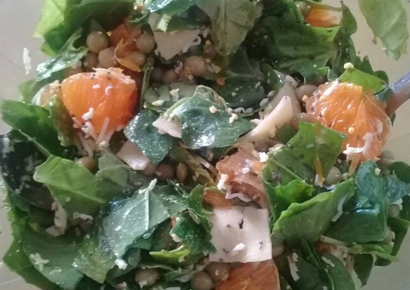 Ensalada de Espinaca y Mandarina 🌿🍊