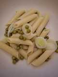 Penne rigate con porri e piselli #grembiulecookpad2025