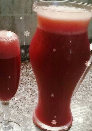 صورة لوصفة عصير الفراولة 🍓